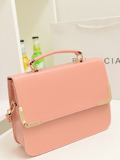 Pink Leather Cute Hand Shoulder Crossbody Bag On Sale