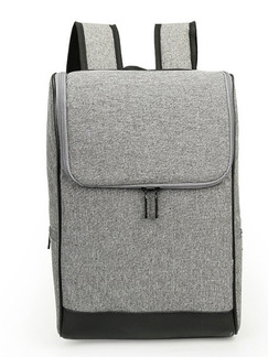 Grey Cotton Backpack Bag On Sale
