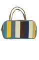 Stripe Colorful Canvas Beach Shoulder Tote Bag