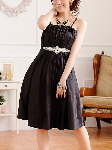 Black Sequin Dress