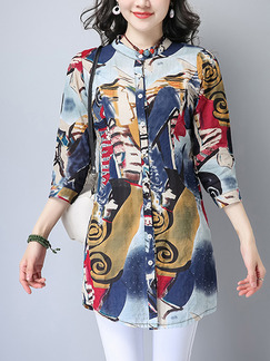 Colorful Shift Above Knee Plus Size T-Shirt Dress for Casual Office Evening Party