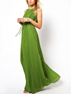 Green Maxi Plus Size Dress for Cocktail Party Ball