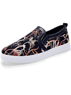 Black White Colorful Canvas Comfort  Shoes for Casual Outdoor