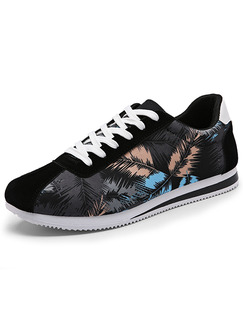 Black Blue and White Suede Comfort  Shoes for Casual Outdoor