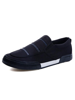 Black and White Suede Comfort  Shoes for Casual Office Work