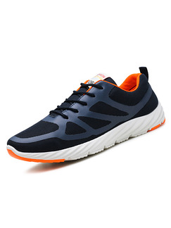 Black White and Orange Canvas Comfort  Shoes for Casual Athletic