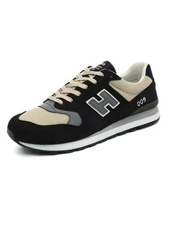 Grey Black and Cream Leather Comfort  Shoes for Casual Athletic Outdoor