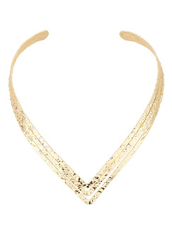 Gold Plated Open Necklace
