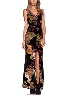 Black and Yellow Colorful Maxi V Neck Plus Size Dress for Cocktail Prom