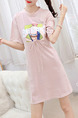 Pink Slim Pattern Mesh Two-Piece Midi Dress for Casual Party