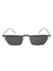 Black Solid PC Eyebrow Men Sunglasses