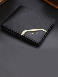 Black Genuine Leather Credit Card Bifold Wallet