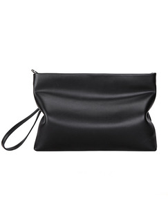 Black Leatherette Credit Card Coin Purse Wallet