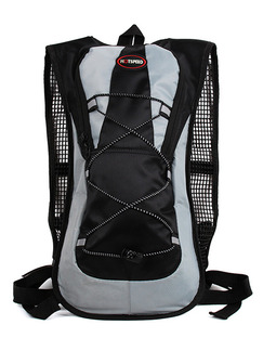 Black Polyester Outdoor Sports Shoulders Backpack Hydration Bag