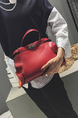 Red Leatherette Evening Hand Bag