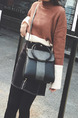 Black and Green Leatherette  Hand Shoulder Crossbody Bag