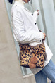 Leopard Cotton Drawstring Shoulder Crossbody Bag