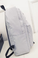 Grey Canvas  Backpack Bag