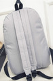 Grey Canvas  Backpack Bag