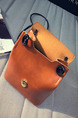 Brown Leatherette  Shoulder Crossbody Bag