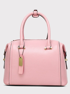 Pink Leatherette Cute Hand Shoulder Crossbody Bag