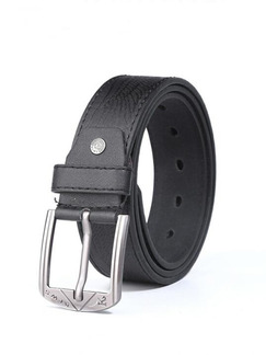 Needle Buckle Leather Men Belt