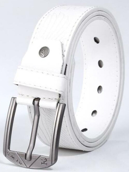 Needle Buckle Leather Men Belt