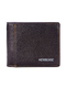 Coffee Leatherette Credit Card Photo Holder Bifold Men Wallet