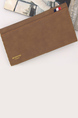 Coffee Leatherette Credit Card Photo Holder Organizer Bifold Men Wallet