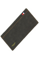 Black Leatherette Credit Card Photo Holder Organizer Bifold Men Wallet