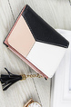 Colorful Leatherette Credit Card Photo Holder Organizer Coin Purse Wallet