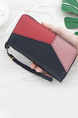 Black Colorful Leatherette Credit Card Photo Holder Organizer Clutch Wallet