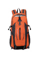 Orange Nylon Outdoor Backpack Men Bag