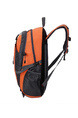 Orange Nylon Outdoor Backpack Men Bag