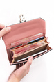 Brown Leatherette Credit Card Photo Holder Organizer Envelope Wallet