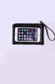 White Leatherette Credit Card Photo Holder Zip-Around Clutch Wallet