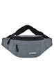 Gray Canvas Fannypack Bag