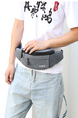 Gray Canvas Fannypack Bag