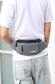 Gray Canvas Fannypack Bag