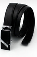 Black Golf Leather Men Belt