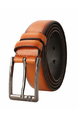 Orange Single Buckle Classic Leatherette Men Belt