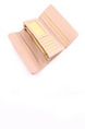 Gold Leatherette Credit Card Photo Holder Envelope Wallet