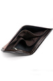 Black Leatherette Credit Card Photo Holder Bifold Men Wallet