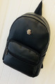 Black Oxford Outdoor Zipper Shoulders Backpack Women Bag
