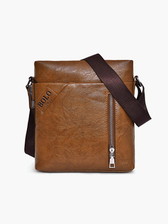 Brown Leather Causal Commercial Crossbody Men Bag
