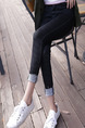 Black Long Denim Pants for Casual