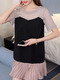 Black and Grey Shift Above Knee Plus Size Cute Dress for Casual Party
