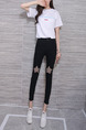 Black Long Plus Size Pants for Casual Office Evening Party