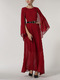 Red Maxi Plus Size Dress for Cocktail Ball Prom
