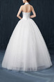 White Halter Ball Gown Beading Embroidery Dress for Wedding